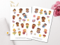 Preview: Feen Sticker Set